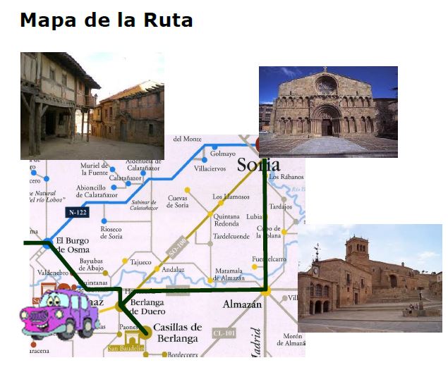 Mapa de la ruta