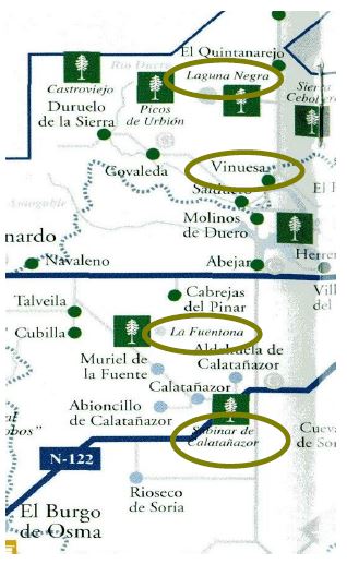 Mapa de la ruta